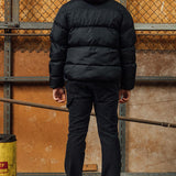 Black Kabru Hooded Puffer Jacket