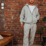 Grey RMDY. Zip Hoodie