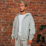 Grey RMDY. Zip Hoodie