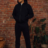 Black RMDY. Zip Hoodie