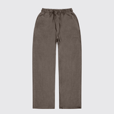 <transcy>Graue, zulaufende Jogginghose</transcy>