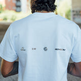 Camo White Blurred RMDY. Graphic Tee