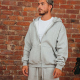 Grey Marl RMDY. Zip Hoodie & Jogger Tracksuit Set