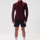 Movement 1/4 Zip - Burgundy