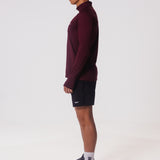 Movement 1/4 Zip - Burgundy