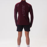 Movement 1/4 Zip - Burgundy