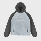 Grey 2 Tone Remedy Sherpa Hoodie