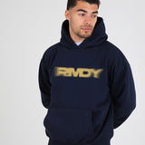 Midnight Navy Blurred RMDY. Graphic Hoodie