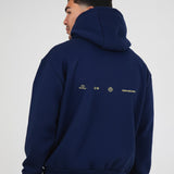 Midnight Navy Blurred RMDY. Graphic Hoodie