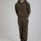 <transcy>Graue, zulaufende Jogginghose</transcy>