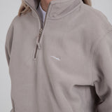 Stone 1/4 Zip Fleece Jacket