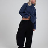 Deep Petrol 1/4 Zip Fleece Jacket