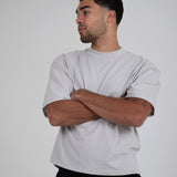 Soft Grey Box Fit Core RMDY. Tee