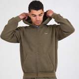 Washed Olive RMDY. Zip Hoodie & Jogger Tracksuit Set